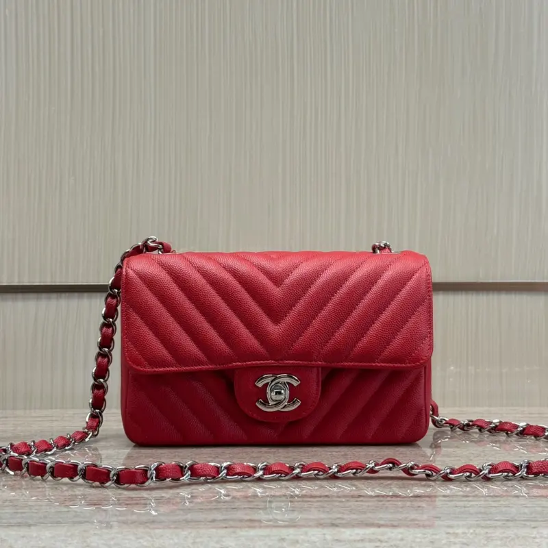 CF Large Mini 20cm Leather High Quality Bags